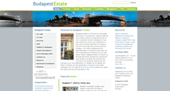 Desktop Screenshot of budapestestate.com